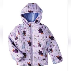 Disney Frozen Character Puffer Jacket